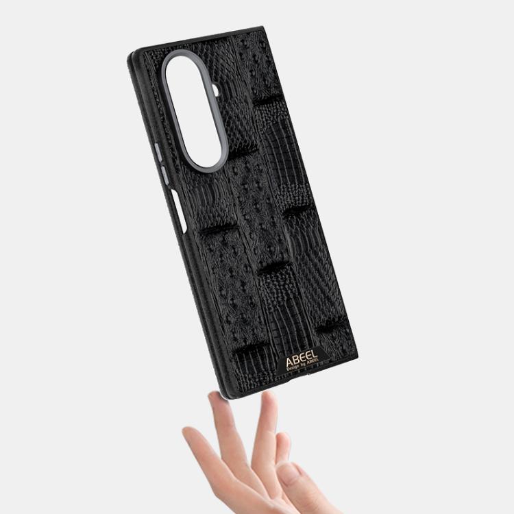 ABEEL Beast Pattern 6D Micro-Embossed MagSafe Genuine Leather Phone Case Samsung Accessories - APEXEL INDIA - Mobile Lens - Mobile Camera Lens - Cellphone Accessories - Phone Lens - Smartphone Lens