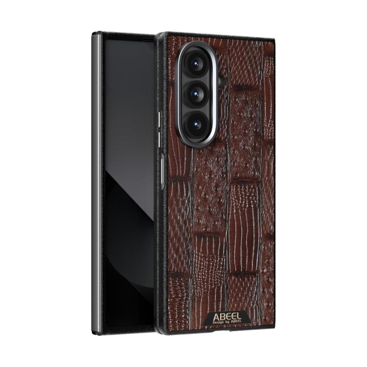 ABEEL Beast Pattern 6D Micro-Embossed MagSafe Genuine Leather Phone Case Samsung Accessories - APEXEL INDIA - Mobile Lens - Mobile Camera Lens - Cellphone Accessories - Phone Lens - Smartphone Lens