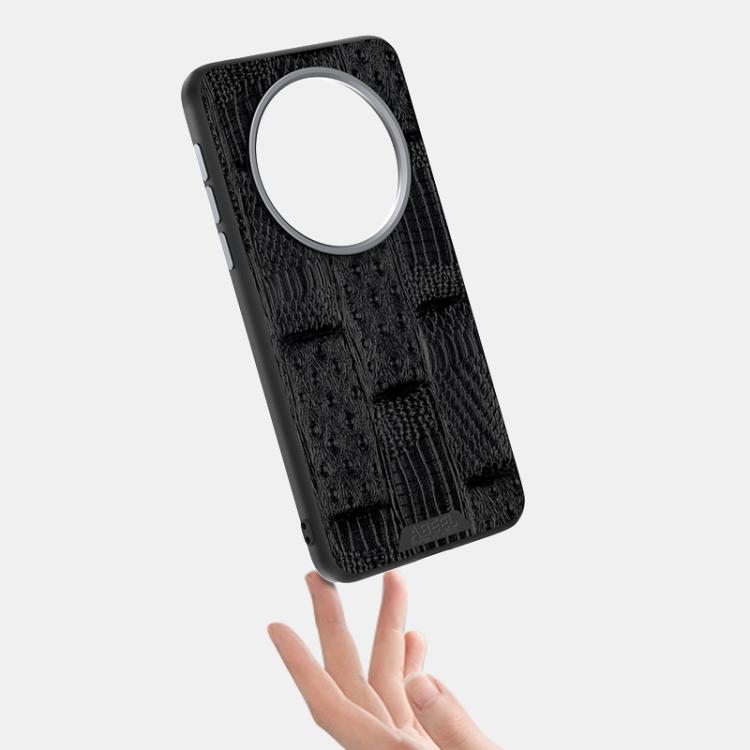 ABEEL Beast Pattern 6D Micro-Embossed MagSafe Genuine Leather Phone Case, For Huawei Mate 60 engabe3831 Mobile Accessories - APEXEL INDIA - Mobile Lens - Mobile Camera Lens - Cellphone Accessories - Phone Lens - Smartphone Lens