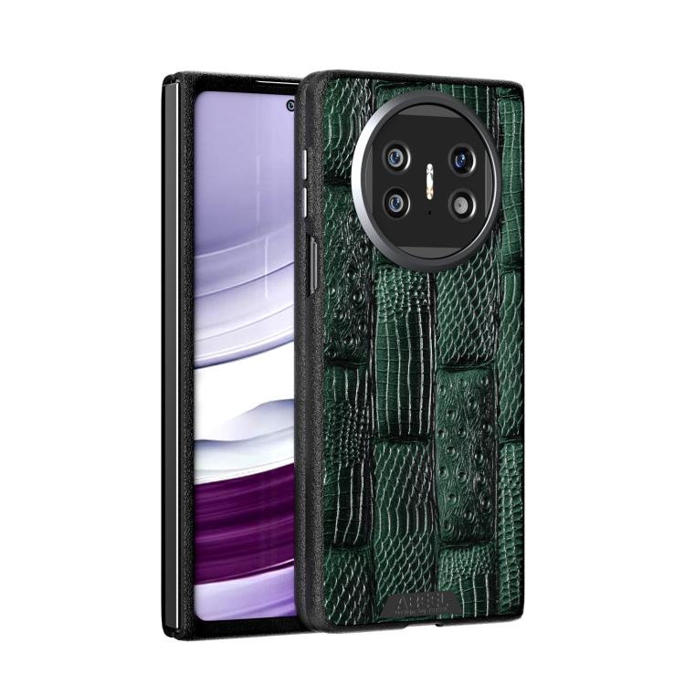 ABEEL Beast Pattern 6D Micro-Embossed MagSafe Genuine Leather Phone Case, For Huawei Mate X6, For Huawei nova Flip, For Huawei Pocket 2, For Huawei Mate X5 Mobile Accessories - APEXEL INDIA - Mobile Lens - Mobile Camera Lens - Cellphone Accessories - Phone Lens - Smartphone Lens