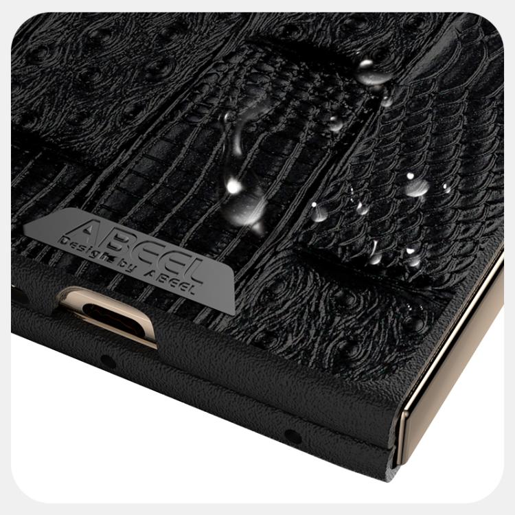 ABEEL Beast Pattern 6D Micro-Embossed MagSafe Genuine Leather Phone Case, For Huawei Mate X6, For Huawei nova Flip, For Huawei Pocket 2, For Huawei Mate X5 Mobile Accessories - APEXEL INDIA - Mobile Lens - Mobile Camera Lens - Cellphone Accessories - Phone Lens - Smartphone Lens