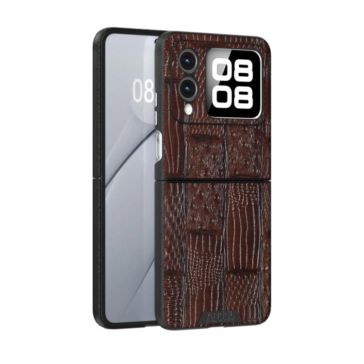 ABEEL Beast Pattern 6D Micro-Embossed MagSafe Genuine Leather Phone Case, For Huawei Mate X6, For Huawei nova Flip, For Huawei Pocket 2, For Huawei Mate X5 Mobile Accessories - APEXEL INDIA - Mobile Lens - Mobile Camera Lens - Cellphone Accessories - Phone Lens - Smartphone Lens