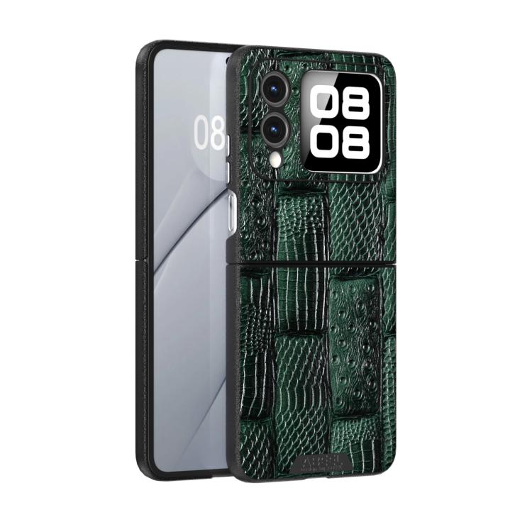 ABEEL Beast Pattern 6D Micro-Embossed MagSafe Genuine Leather Phone Case, For Huawei Mate X6, For Huawei nova Flip, For Huawei Pocket 2, For Huawei Mate X5 Mobile Accessories - APEXEL INDIA - Mobile Lens - Mobile Camera Lens - Cellphone Accessories - Phone Lens - Smartphone Lens