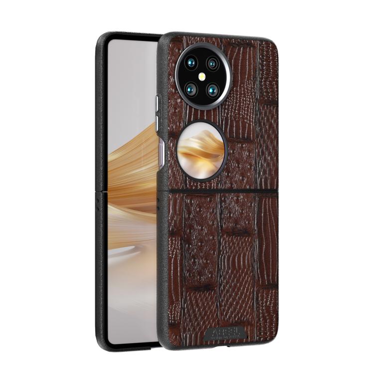 ABEEL Beast Pattern 6D Micro-Embossed MagSafe Genuine Leather Phone Case, For Huawei Mate X6, For Huawei nova Flip, For Huawei Pocket 2, For Huawei Mate X5 Mobile Accessories - APEXEL INDIA - Mobile Lens - Mobile Camera Lens - Cellphone Accessories - Phone Lens - Smartphone Lens