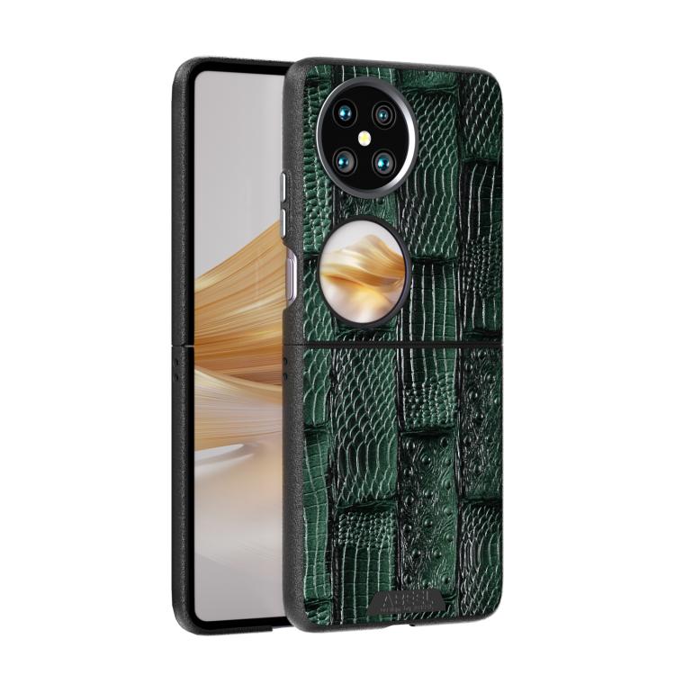 ABEEL Beast Pattern 6D Micro-Embossed MagSafe Genuine Leather Phone Case, For Huawei Mate X6, For Huawei nova Flip, For Huawei Pocket 2, For Huawei Mate X5 Mobile Accessories - APEXEL INDIA - Mobile Lens - Mobile Camera Lens - Cellphone Accessories - Phone Lens - Smartphone Lens