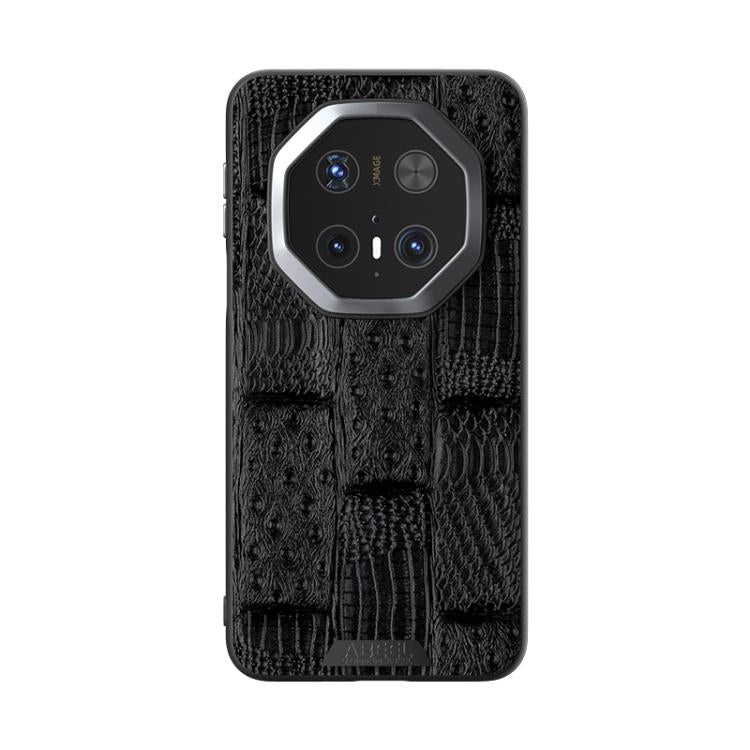 ABEEL Beast Pattern 6D Micro-Embossed Genuine Leather Phone Case, For Huawei Mate 70 RS Ultimate, For Huawei Mate 60 RS Ultimate