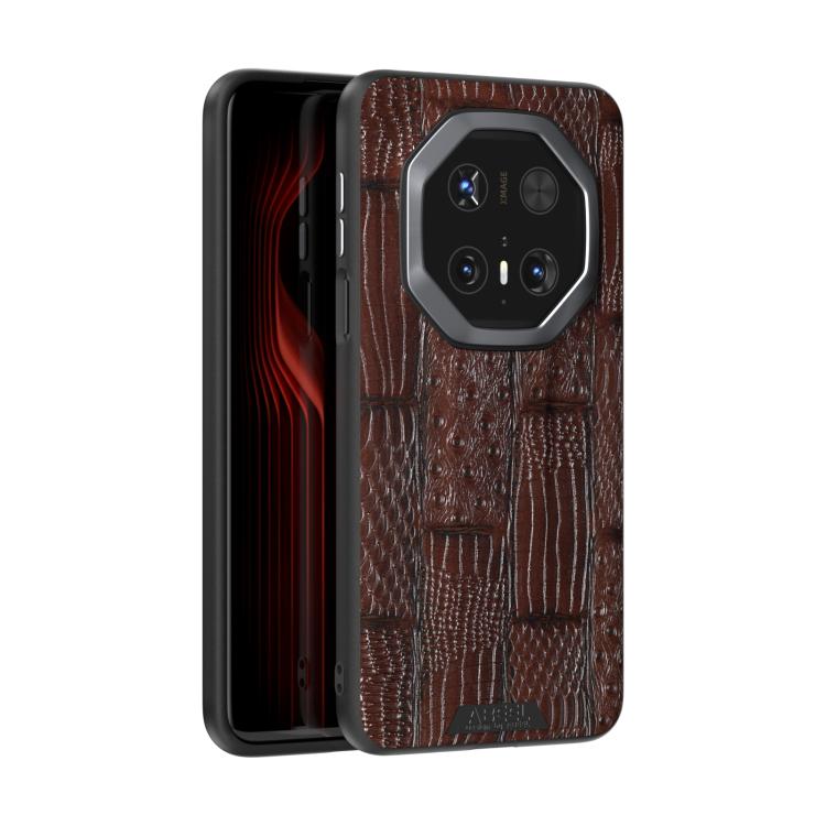 ABEEL Beast Pattern 6D Micro-Embossed Genuine Leather Phone Case, For Huawei Mate 70 RS Ultimate, For Huawei Mate 60 RS Ultimate