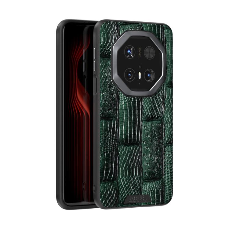 ABEEL Beast Pattern 6D Micro-Embossed Genuine Leather Phone Case, For Huawei Mate 70 RS Ultimate, For Huawei Mate 60 RS Ultimate