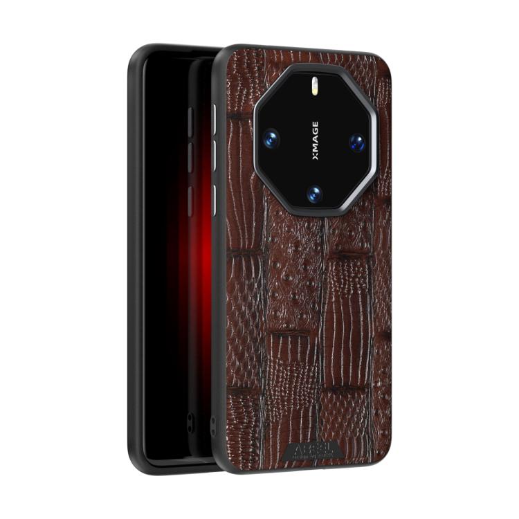 ABEEL Beast Pattern 6D Micro-Embossed Genuine Leather Phone Case, For Huawei Mate 70 RS Ultimate, For Huawei Mate 60 RS Ultimate