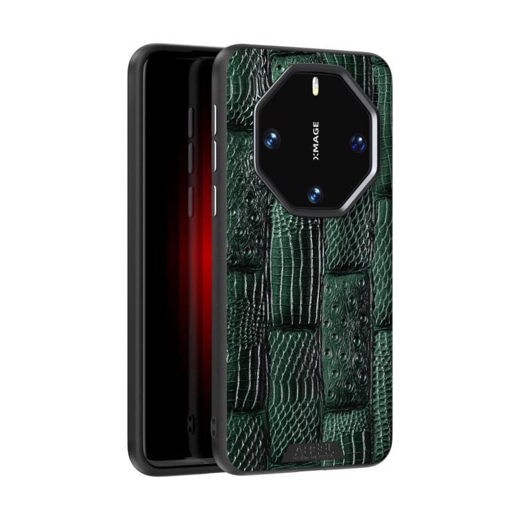ABEEL Beast Pattern 6D Micro-Embossed Genuine Leather Phone Case, For Huawei Mate 70 RS Ultimate, For Huawei Mate 60 RS Ultimate
