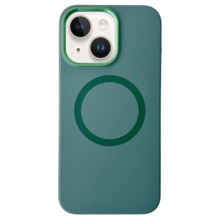 Metal Frame Liquid Silicone MagSafe Phone Case, For iPhone 15 Plus / 14 Plus, For iPhone 15 Apple Accessories engmet5228 iPhone 15 Plus - APEXEL INDIA - Mobile Lens - Mobile Camera Lens - Cellphone Accessories - Phone Lens - Smartphone Lens