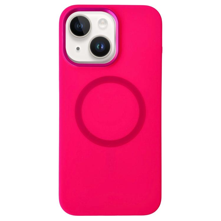 Metal Frame Liquid Silicone MagSafe Phone Case, For iPhone 15 Plus / 14 Plus, For iPhone 15 Apple Accessories engmet5228 iPhone 15 Plus - APEXEL INDIA - Mobile Lens - Mobile Camera Lens - Cellphone Accessories - Phone Lens - Smartphone Lens