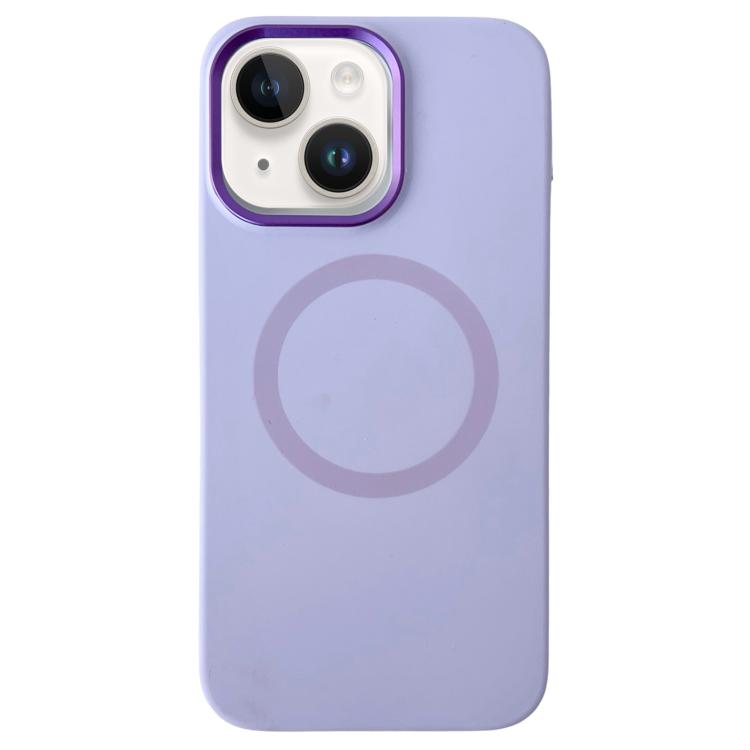 Metal Frame Liquid Silicone MagSafe Phone Case, For iPhone 15 Plus / 14 Plus, For iPhone 15 Apple Accessories engmet5228 iPhone 15 Plus - APEXEL INDIA - Mobile Lens - Mobile Camera Lens - Cellphone Accessories - Phone Lens - Smartphone Lens