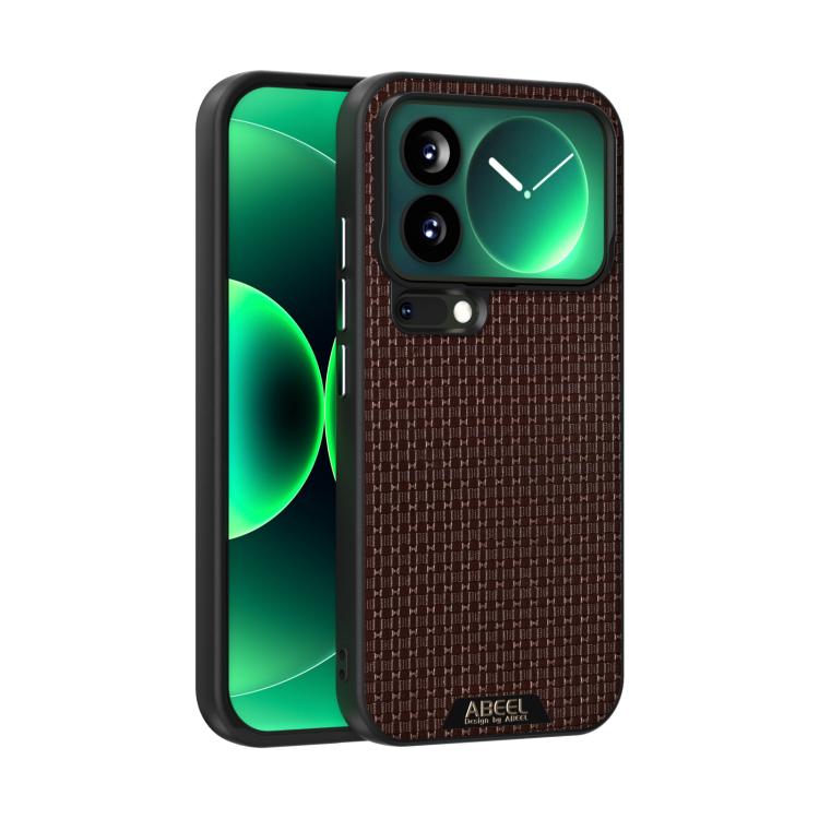 ABEEL Ruyi Pattern 6D Micro Relief MagSafe Leather Phone Case