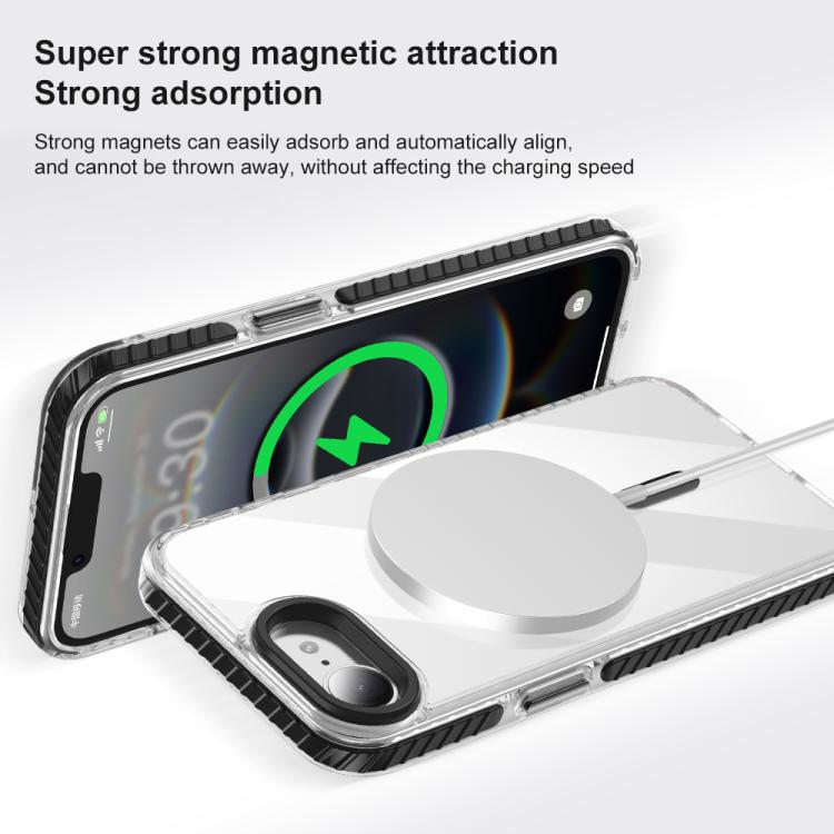 Airbag TPU + TPE+ PC Clear MagSafe Phone Case, For iPhone 16e Apple Accessories engair5204 iPhone 16e - APEXEL INDIA - Mobile Lens - Mobile Camera Lens - Cellphone Accessories - Phone Lens - Smartphone Lens