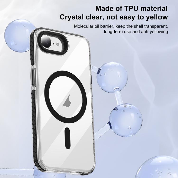 Airbag TPU + TPE+ PC Clear MagSafe Phone Case, For iPhone 16e Apple Accessories engair5204 iPhone 16e - APEXEL INDIA - Mobile Lens - Mobile Camera Lens - Cellphone Accessories - Phone Lens - Smartphone Lens