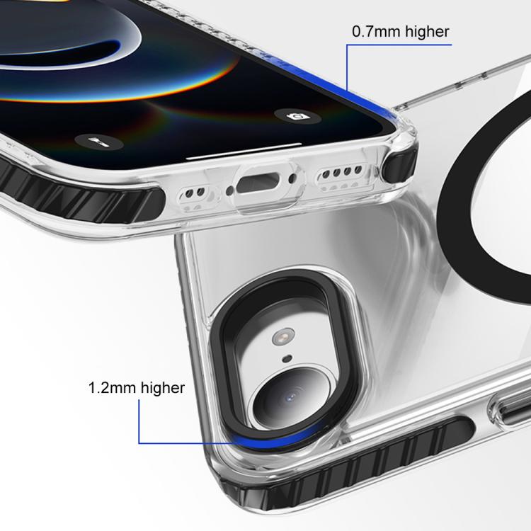 Airbag TPU + TPE+ PC Clear MagSafe Phone Case, For iPhone 16e Apple Accessories engair5204 iPhone 16e - APEXEL INDIA - Mobile Lens - Mobile Camera Lens - Cellphone Accessories - Phone Lens - Smartphone Lens