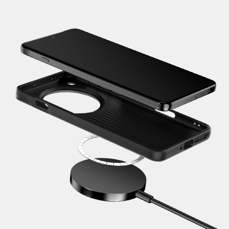 ABEEL Ruyi Pattern 6D Micro Relief MagSafe Leather Phone Case, For OPPO Find X8 Pro OnePlus & OPPO Accessories - APEXEL INDIA - Mobile Lens - Mobile Camera Lens - Cellphone Accessories - Phone Lens - Smartphone Lens
