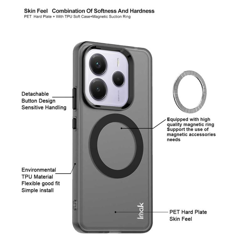 IMAK Chocolate Series TPU + PET MagSafe Phone Case, For Redmi Note 14 5G, For Redmi Note 14 Pro+ 5G, For Redmi Note 14 Pro 5G engima3692 Xiaomi Accessories - imak - Mobile Lens - Mobile Camera Lens - Cellphone Accessories - Phone Lens - Smartphone Lens