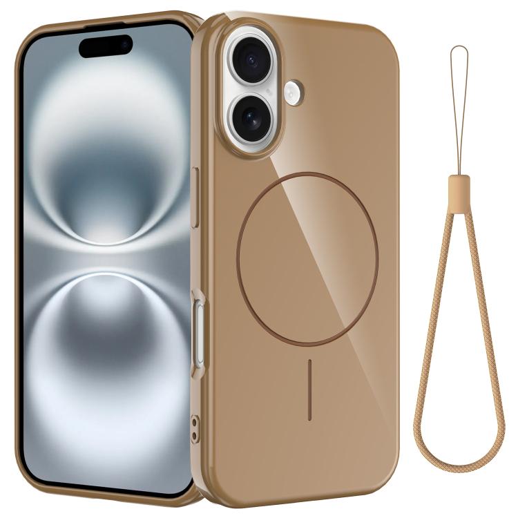 Glossy TPU Shockproof MagSafe Phone Case with Lanyard, For iPhone 16e, For iPhone 16 Pro Max, For iPhone 16 Pro, For iPhone 16 Plus Apple Accessories engglo5249 iPhone 16e - APEXEL INDIA - Mobile Lens - Mobile Camera Lens - Cellphone Accessories - Phone Lens - Smartphone Lens