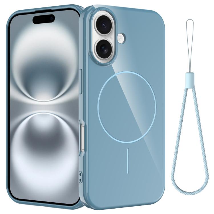 Glossy TPU Shockproof MagSafe Phone Case with Lanyard, For iPhone 16, For iPhone 15 Pro Max, For iPhone 15 Pro, For iPhone 15 Plus Apple Accessories engglo5218 iPhone 16 - APEXEL INDIA - Mobile Lens - Mobile Camera Lens - Cellphone Accessories - Phone Lens - Smartphone Lens