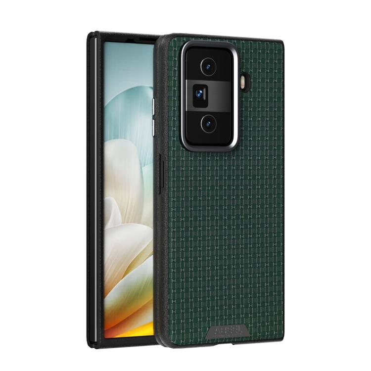 ABEEL Ruyi Pattern 6D Micro Relief MagSafe Leather Phone Case, For Honor Magic V3, For Honor Magic Vs3 Mobile Accessories - APEXEL INDIA - Mobile Lens - Mobile Camera Lens - Cellphone Accessories - Phone Lens - Smartphone Lens
