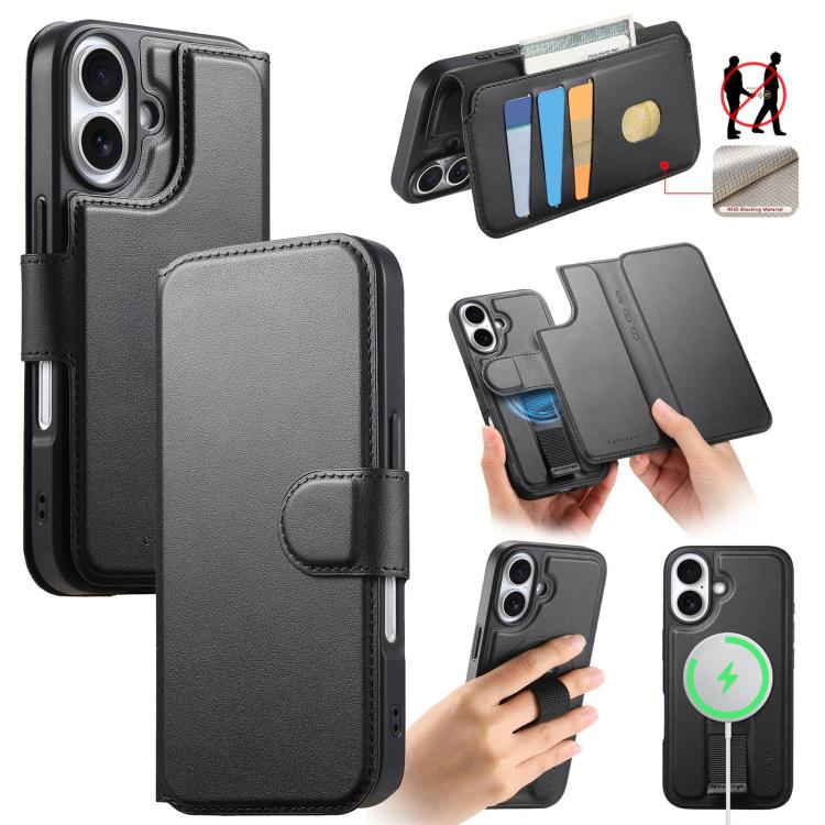 CaseNeo Finger Grip Strap MagSafe Leather Phone Case, For iPhone 16, For iPhone 15 Pro Max, For iPhone 15 Pro, For iPhone 15 Plus / 14 Plus Apple Accessories engcas5242 iPhone 16 - CaseNeo - Mobile Lens - Mobile Camera Lens - Cellphone Accessories - Phone Lens - Smartphone Lens