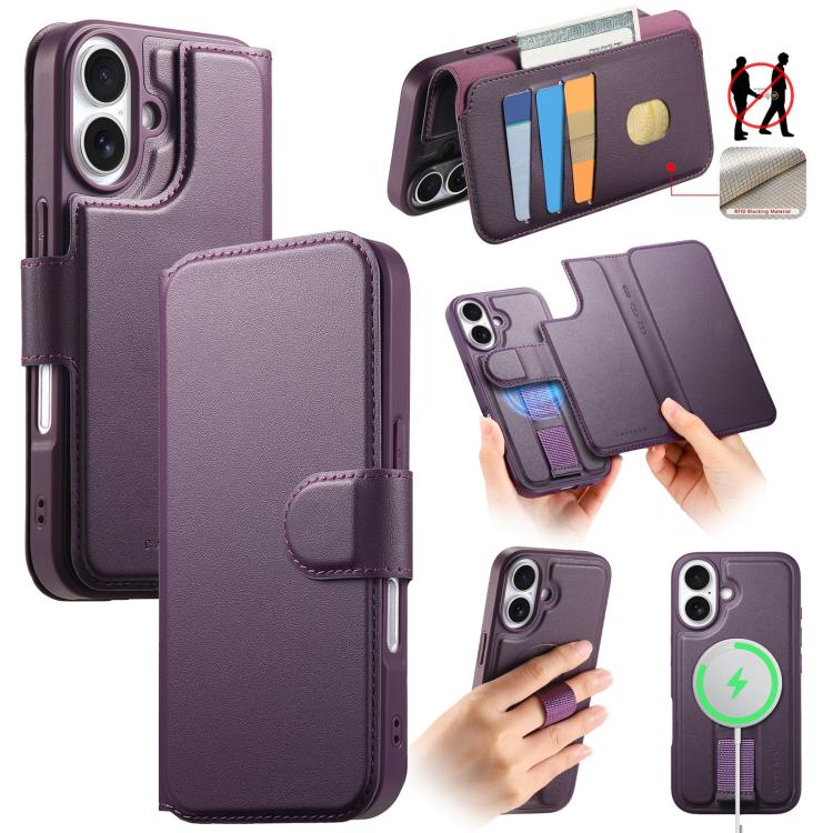 CaseNeo Finger Grip Strap MagSafe Leather Phone Case, For iPhone 16, For iPhone 15 Pro Max, For iPhone 15 Pro, For iPhone 15 Plus / 14 Plus Apple Accessories engcas5242 iPhone 16 - CaseNeo - Mobile Lens - Mobile Camera Lens - Cellphone Accessories - Phone Lens - Smartphone Lens