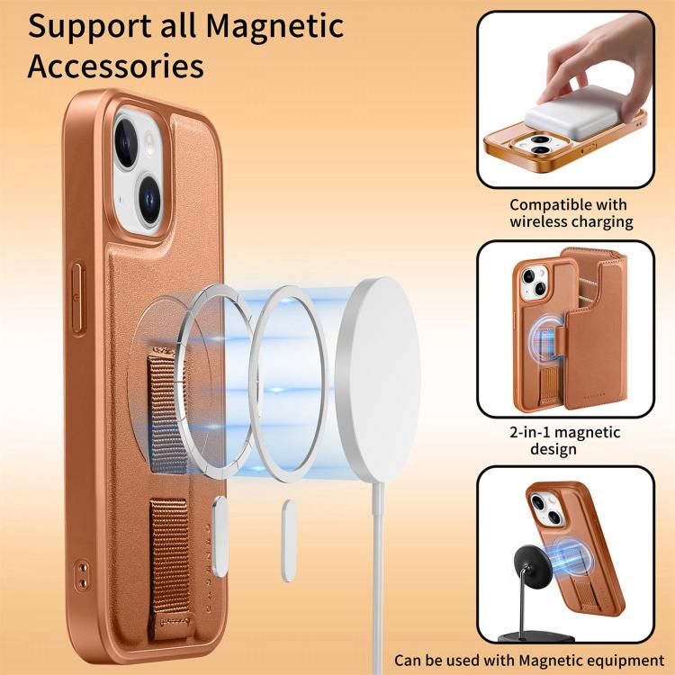 CaseNeo Finger Grip Strap MagSafe Leather Phone Case, For iPhone 15, For iPhone 14 / 13, For iPhone 14 Pro, For iPhone 14 Pro Max Apple Accessories engcas5243 iPhone 15 - CaseNeo - Mobile Lens - Mobile Camera Lens - Cellphone Accessories - Phone Lens - Smartphone Lens