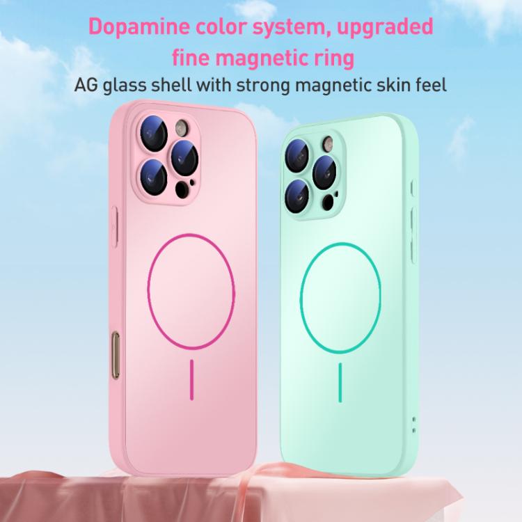 Thin Circle MagSafe Skin-feel AG Glass Phone Case, For iPhone 16, For iPhone 15 Pro Max, For iPhone 15 Pro Apple Accessories engthi5257 iPhone 16 - APEXEL INDIA - Mobile Lens - Mobile Camera Lens - Cellphone Accessories - Phone Lens - Smartphone Lens