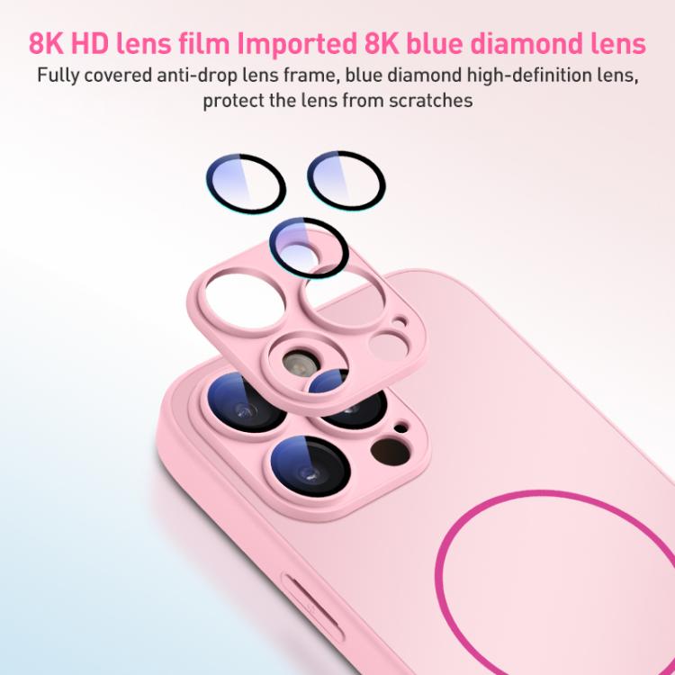 Thin Circle MagSafe Skin-feel AG Glass Phone Case, For iPhone 16, For iPhone 15 Pro Max, For iPhone 15 Pro Apple Accessories engthi5257 iPhone 16 - APEXEL INDIA - Mobile Lens - Mobile Camera Lens - Cellphone Accessories - Phone Lens - Smartphone Lens