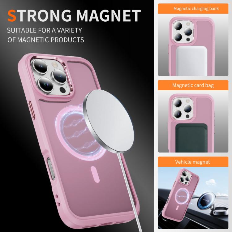 Hardware Lens Protection MagSafe Magnetic PC Hybrid TPU Phone Case, For iPhone 16 Pro Max, For iPhone 16 Pro, For iPhone 16 Plus, For iPhone 16 Apple Accessories enghar5315 iPhone 16 Pro Max - APEXEL INDIA - Mobile Lens - Mobile Camera Lens - Cellphone Accessories - Phone Lens - Smartphone Lens