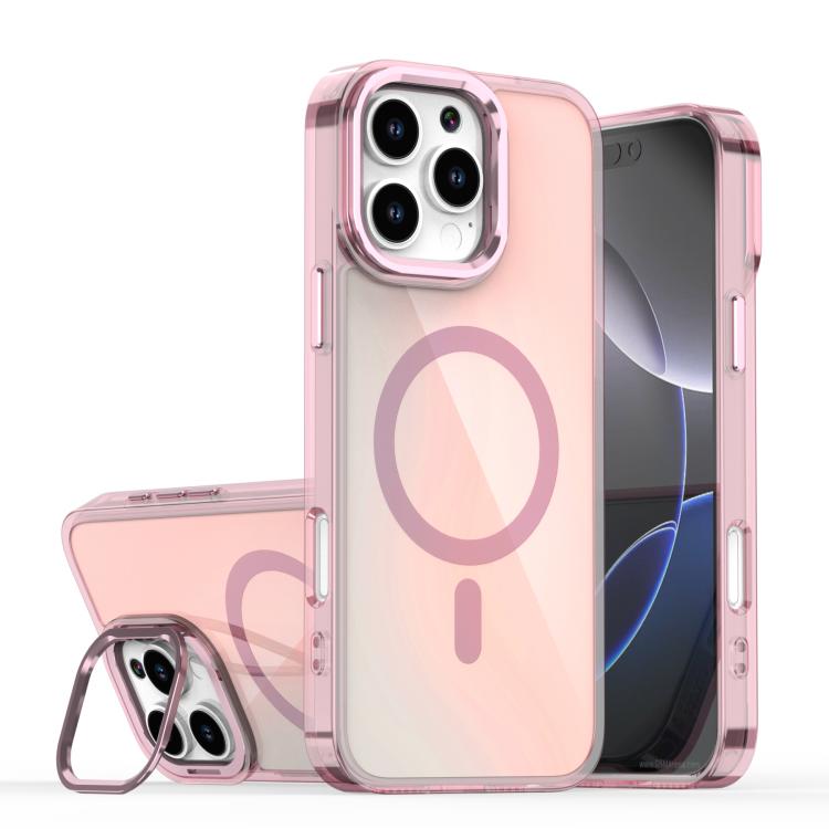 Plating Gradient Discolor MagSafe Phone Case with Holder, For iPhone 16 Pro Max, For iPhone 16 Pro, For iPhone 15 Pro Max, For iPhone 15 Pro Apple Accessories engpla5317 iPhone 16 Pro Max - APEXEL INDIA - Mobile Lens - Mobile Camera Lens - Cellphone Accessories - Phone Lens - Smartphone Lens