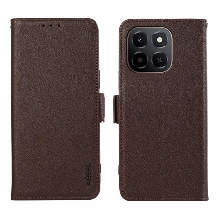 ABEEL Side-Magnetic Litchi Pattern Leather RFID Phone Case, For Honor X9d 5G / Magic8 Lite, For Honor X6c 4G, For Honor 400 Pro Global 160.8mm, For Honor 400 Lite Global, For Honor 400 Global 156.5mm Mobile Accessories - APEXEL INDIA - Mobile Lens - Mobile Camera Lens - Cellphone Accessories - Phone Lens - Smartphone Lens