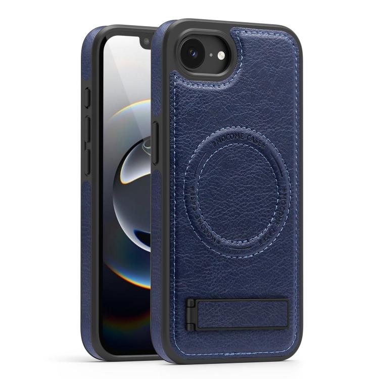 Multi-function Holder MagSafe PU Phone Case, For iPhone 16e Apple Accessories engmul5295 iPhone 16e - APEXEL INDIA - Mobile Lens - Mobile Camera Lens - Cellphone Accessories - Phone Lens - Smartphone Lens