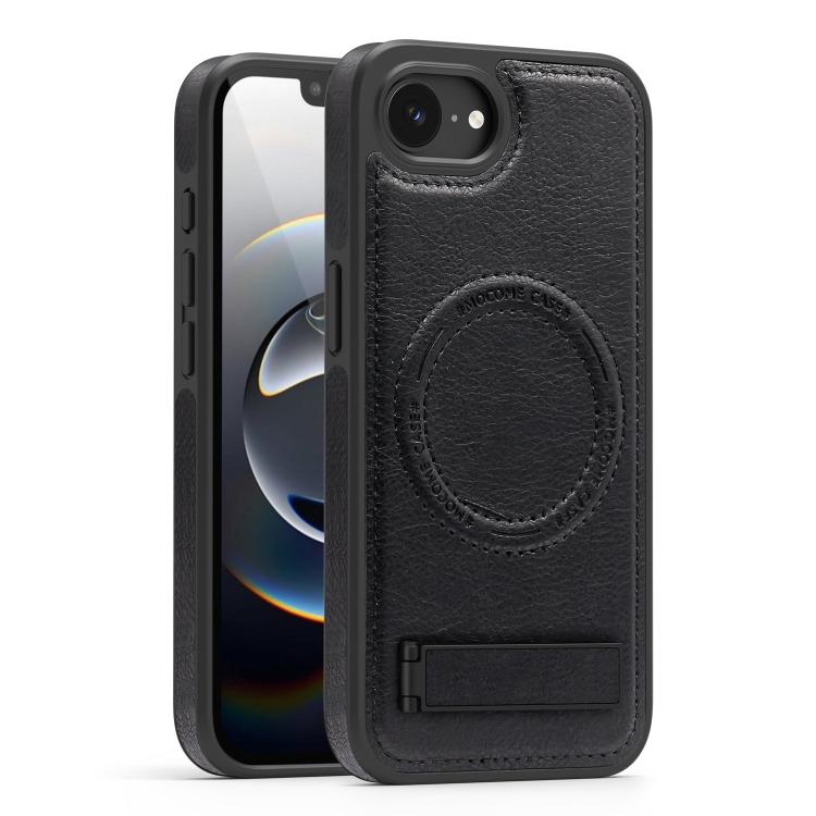 Multi-function Holder MagSafe PU Phone Case, For iPhone 16e Apple Accessories engmul5295 iPhone 16e - APEXEL INDIA - Mobile Lens - Mobile Camera Lens - Cellphone Accessories - Phone Lens - Smartphone Lens