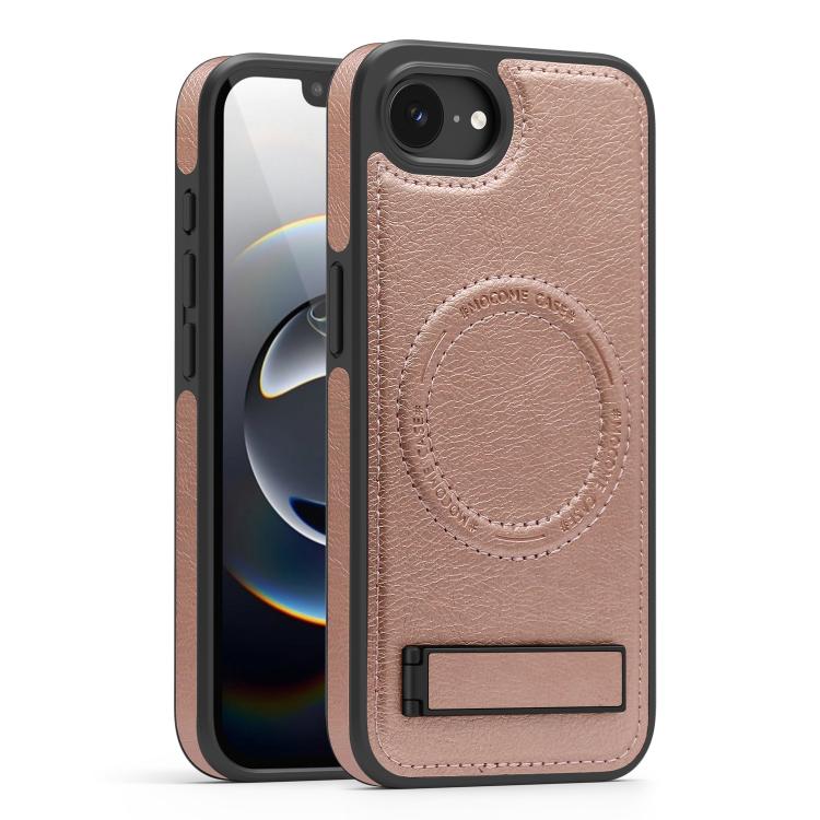 Multi-function Holder MagSafe PU Phone Case, For iPhone 16e Apple Accessories engmul5295 iPhone 16e - APEXEL INDIA - Mobile Lens - Mobile Camera Lens - Cellphone Accessories - Phone Lens - Smartphone Lens