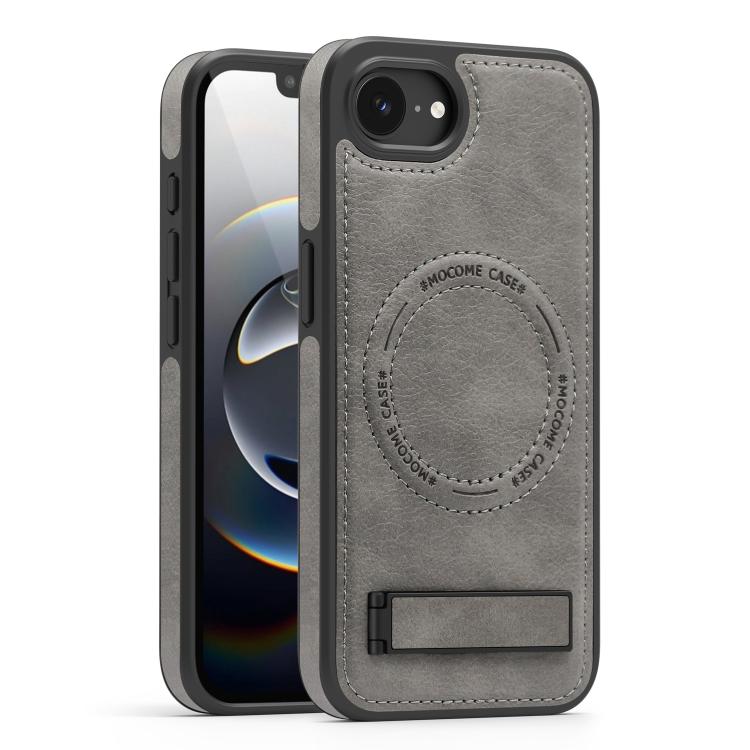 Multi-function Holder MagSafe PU Phone Case, For iPhone 16e Apple Accessories engmul5295 iPhone 16e - APEXEL INDIA - Mobile Lens - Mobile Camera Lens - Cellphone Accessories - Phone Lens - Smartphone Lens