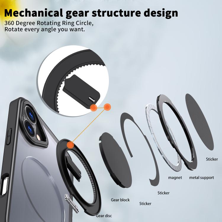 360-degree Rotating MagSafe Magnetic Holder Phone Case, For iPhone 16 Apple Accessories eng3605683 iPhone 16 - APEXEL INDIA - Mobile Lens - Mobile Camera Lens - Cellphone Accessories - Phone Lens - Smartphone Lens