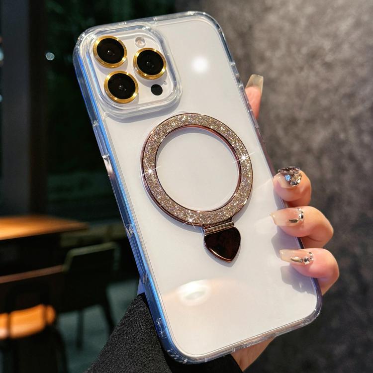 Love Glitter Powder MagSafe Holder Phone Case with Lens Film, For iPhone 16e, For iPhone 16 Pro Max, For iPhone 16 Pro, For iPhone 16, For iPhone 15 Pro Max, For iPhone 15 Pro Apple Accessories englov5318 iPhone 16e - APEXEL INDIA - Mobile Lens - Mobile Camera Lens - Cellphone Accessories - Phone Lens - Smartphone Lens