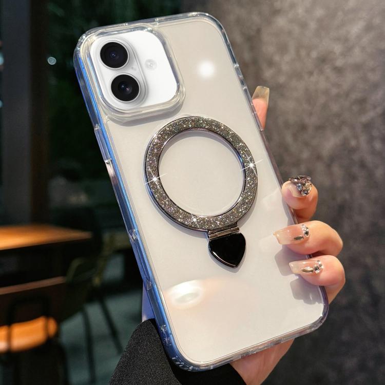 Love Glitter Powder MagSafe Holder Phone Case with Lens Film, For iPhone 16e, For iPhone 16 Pro Max, For iPhone 16 Pro, For iPhone 16, For iPhone 15 Pro Max, For iPhone 15 Pro Apple Accessories englov5318 iPhone 16e - APEXEL INDIA - Mobile Lens - Mobile Camera Lens - Cellphone Accessories - Phone Lens - Smartphone Lens