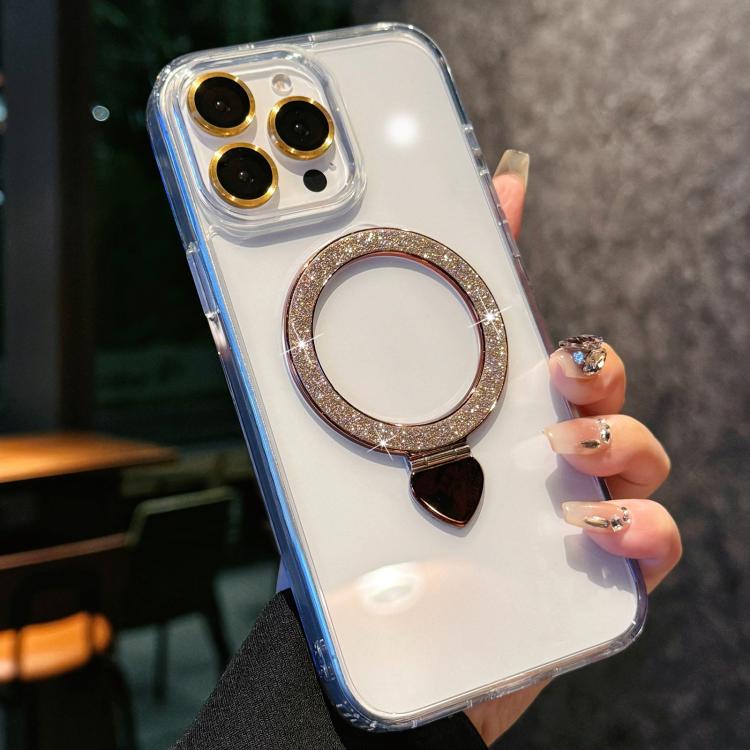 Love Glitter Powder MagSafe Holder Phone Case with Lens Film, For iPhone 16e, For iPhone 16 Pro Max, For iPhone 16 Pro, For iPhone 16, For iPhone 15 Pro Max, For iPhone 15 Pro Apple Accessories englov5318 iPhone 16e - APEXEL INDIA - Mobile Lens - Mobile Camera Lens - Cellphone Accessories - Phone Lens - Smartphone Lens