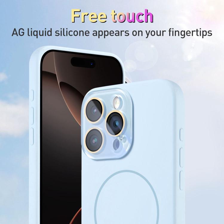 Thin Circle MagSafe Liquid Silicone Phone Case, For iPhone 16 Pro Max, For iPhone 16 Pro, For iPhone 16 Apple Accessories engthi5319 iPhone 16 Pro Max - APEXEL INDIA - Mobile Lens - Mobile Camera Lens - Cellphone Accessories - Phone Lens - Smartphone Lens