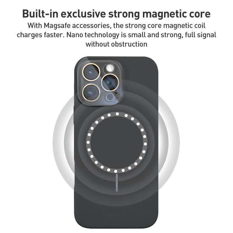 Thin Circle MagSafe Liquid Silicone Phone Case, For iPhone 16 Pro Max, For iPhone 16 Pro, For iPhone 16 Apple Accessories engthi5319 iPhone 16 Pro Max - APEXEL INDIA - Mobile Lens - Mobile Camera Lens - Cellphone Accessories - Phone Lens - Smartphone Lens