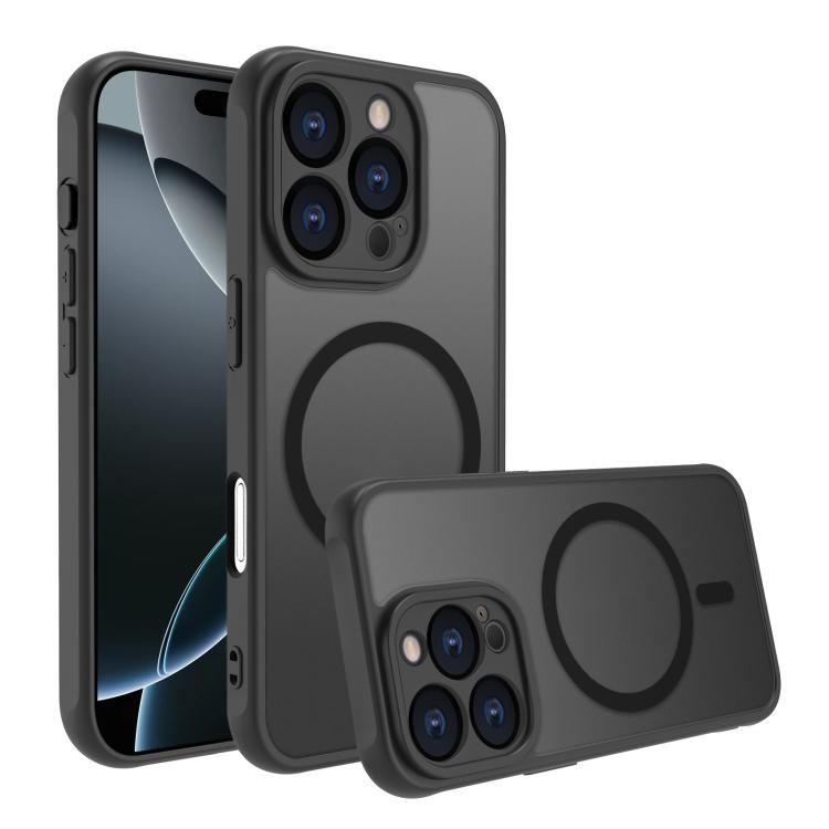 Four Corners Shockproof MagSafe PC Hybrid TPU Phone Case, For iPhone 16 Pro Max, For iPhone 16 Pro, For iPhone 16 Plus, For iPhone 16, For iPhone 15 Pro Max, For iPhone 15 Pro, For iPhone 15 Plus, For iPhone 15, For iPhone 14 Plus, For iPhone 14