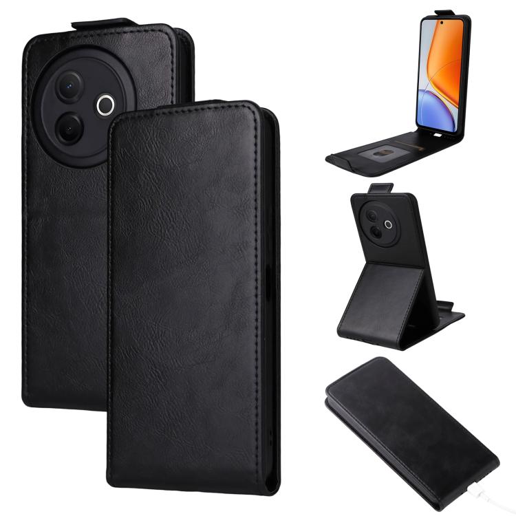 Magnetic Vertical Flip Leather Phone Case with Buckle, For vivo Y39 5G / Y300i, For vivo V50 Lite 5G Global, For vivo Y04 4G / Y29s 5G