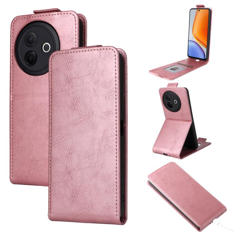 Magnetic Vertical Flip Leather Phone Case with Buckle, For vivo Y39 5G / Y300i, For vivo V50 Lite 5G Global, For vivo Y04 4G / Y29s 5G