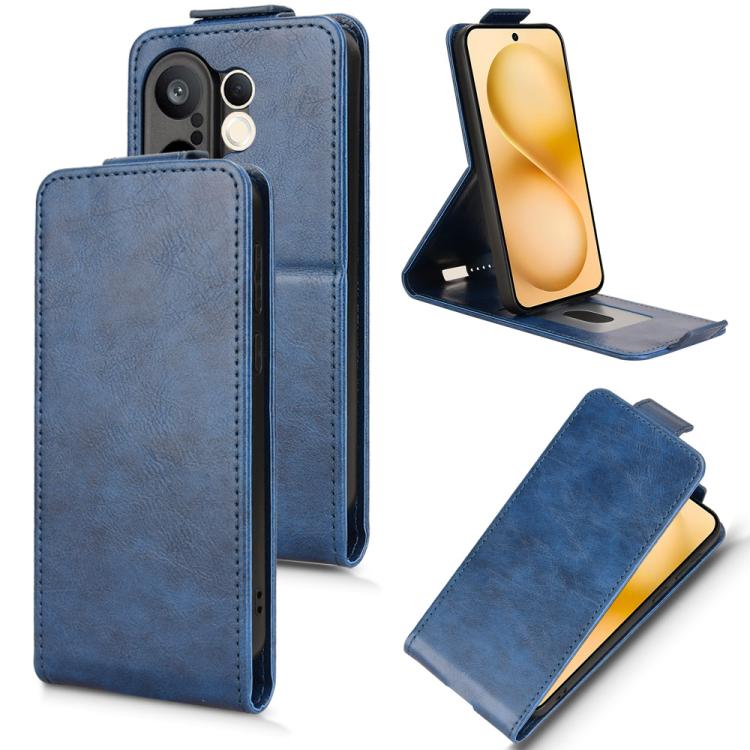 Magnetic Vertical Flip Leather Phone Case with Buckle, For vivo V60 Lite 4G / 5G, For vivo Y400 5G Global, For vivo V60 5G, For vivo X200 FE / S30 Pro mini, For vivo X200s 5G, For vivo Y300 Pro 5G / iQOO Z10 5G India