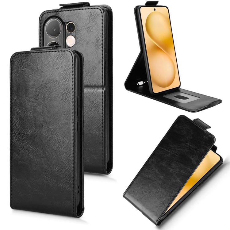 Magnetic Vertical Flip Leather Phone Case with Buckle, For vivo V60 Lite 4G / 5G, For vivo Y400 5G Global, For vivo V60 5G, For vivo X200 FE / S30 Pro mini, For vivo X200s 5G, For vivo Y300 Pro 5G / iQOO Z10 5G India