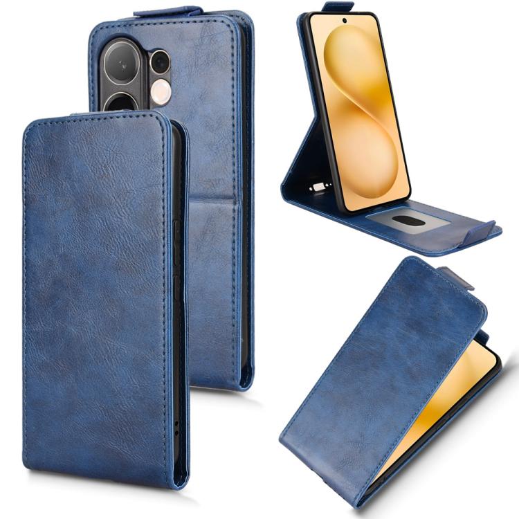 Magnetic Vertical Flip Leather Phone Case with Buckle, For vivo V60 Lite 4G / 5G, For vivo Y400 5G Global, For vivo V60 5G, For vivo X200 FE / S30 Pro mini, For vivo X200s 5G, For vivo Y300 Pro 5G / iQOO Z10 5G India